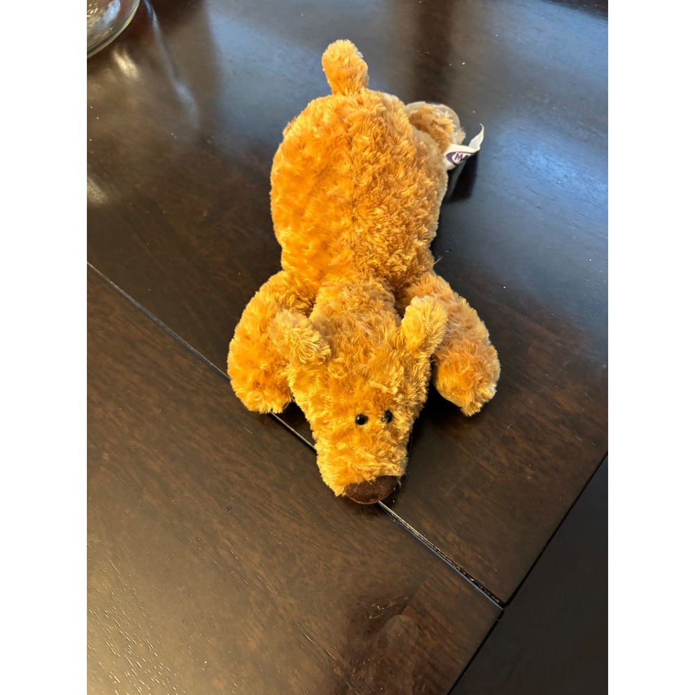 Vintage Mary Meyer flat bear Brown Floppy Stuffed Animal Toy Bean Bag Bottom